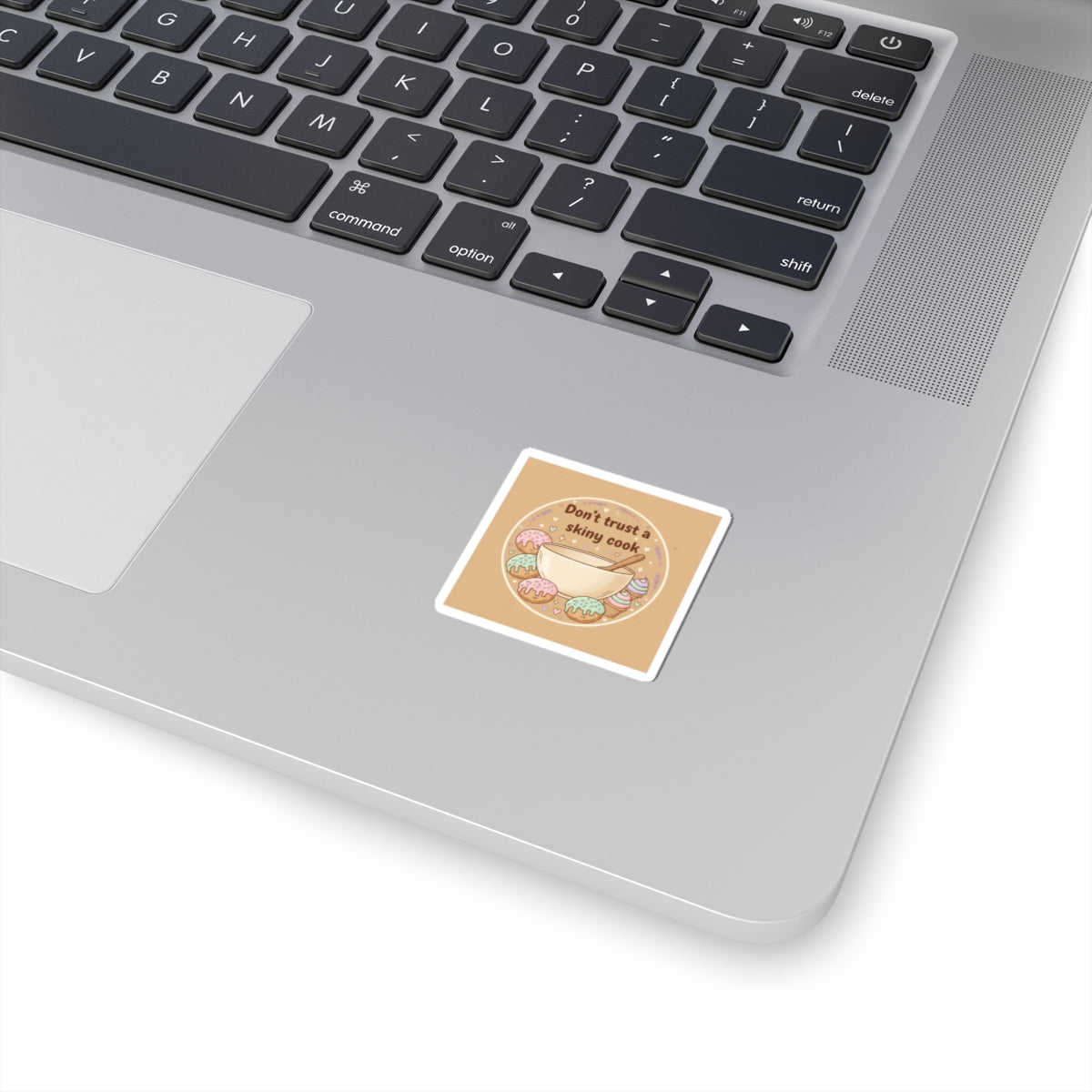 Don't Trust a Skiny Cook Sticker | Cozy Baking, Cookie Pun