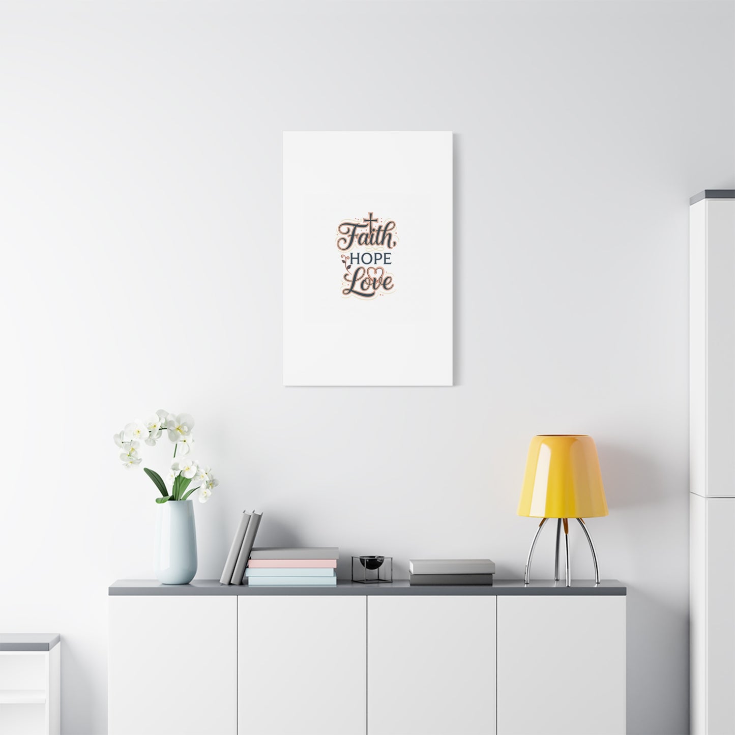Faith Hope Love canvas, wall art