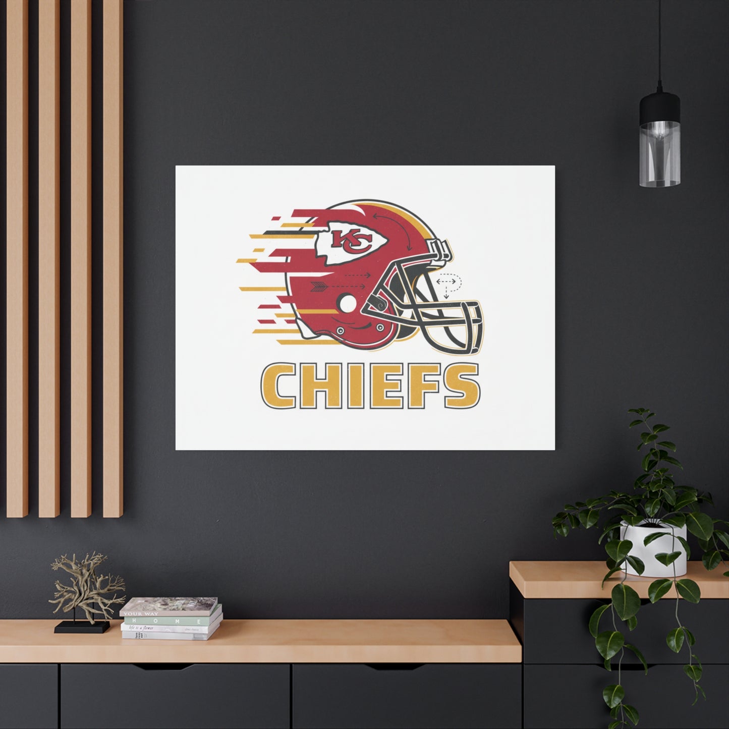 KC Chiefs Canvas  Wall Art