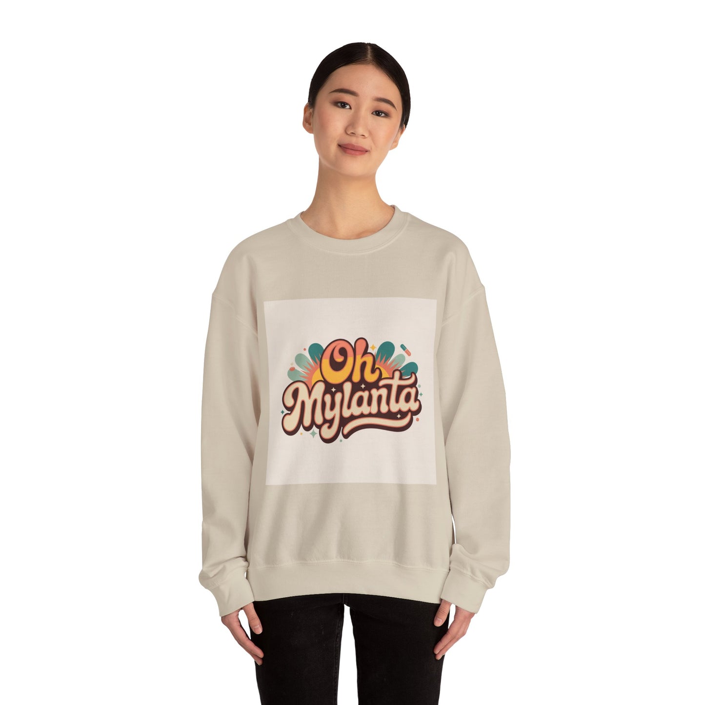 Oh Mylanta Retro Script Crewneck Sweatshirt |