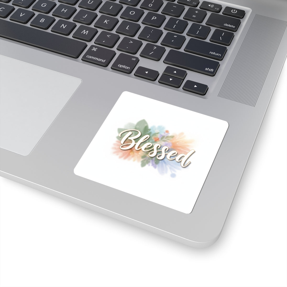 Blessed floral - text Sticker