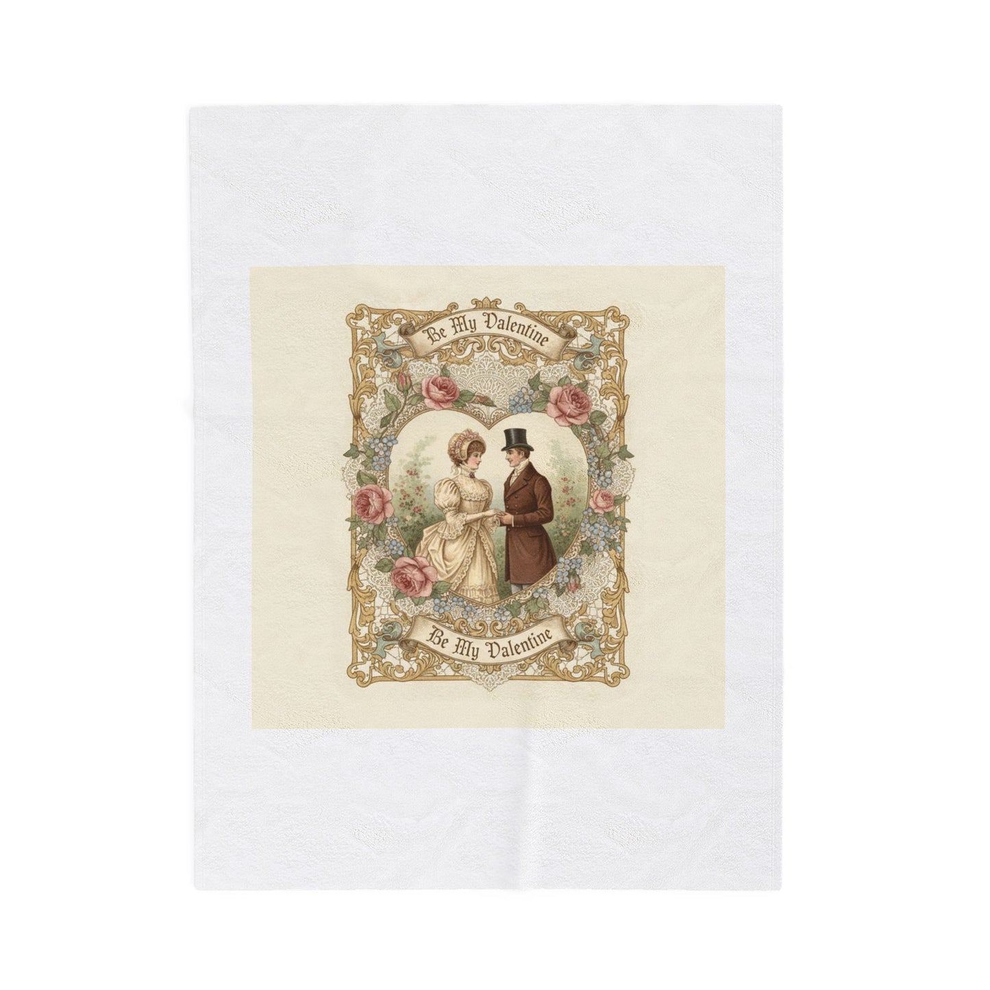 Vintage Valentine Velvet Blanket | Retro Americana, Roadside Diner Style