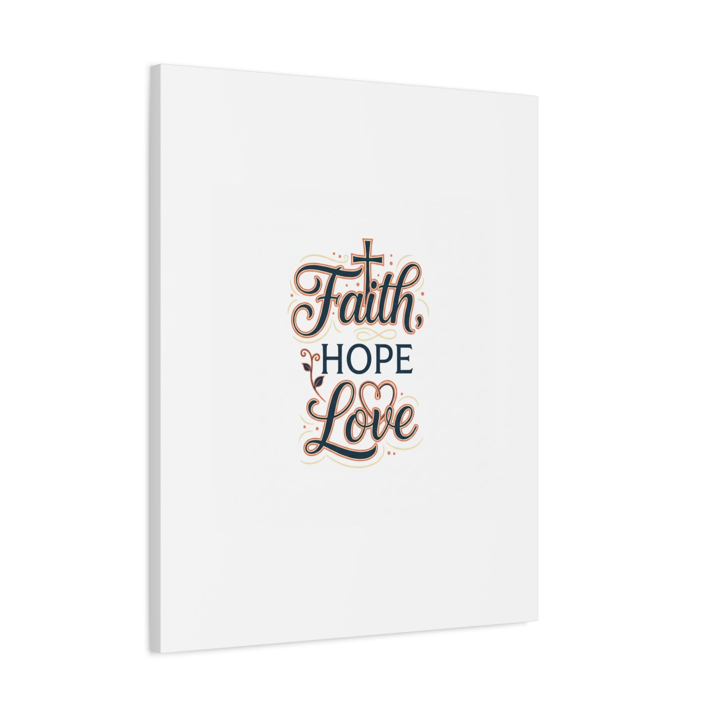 Faith Hope Love canvas, wall art