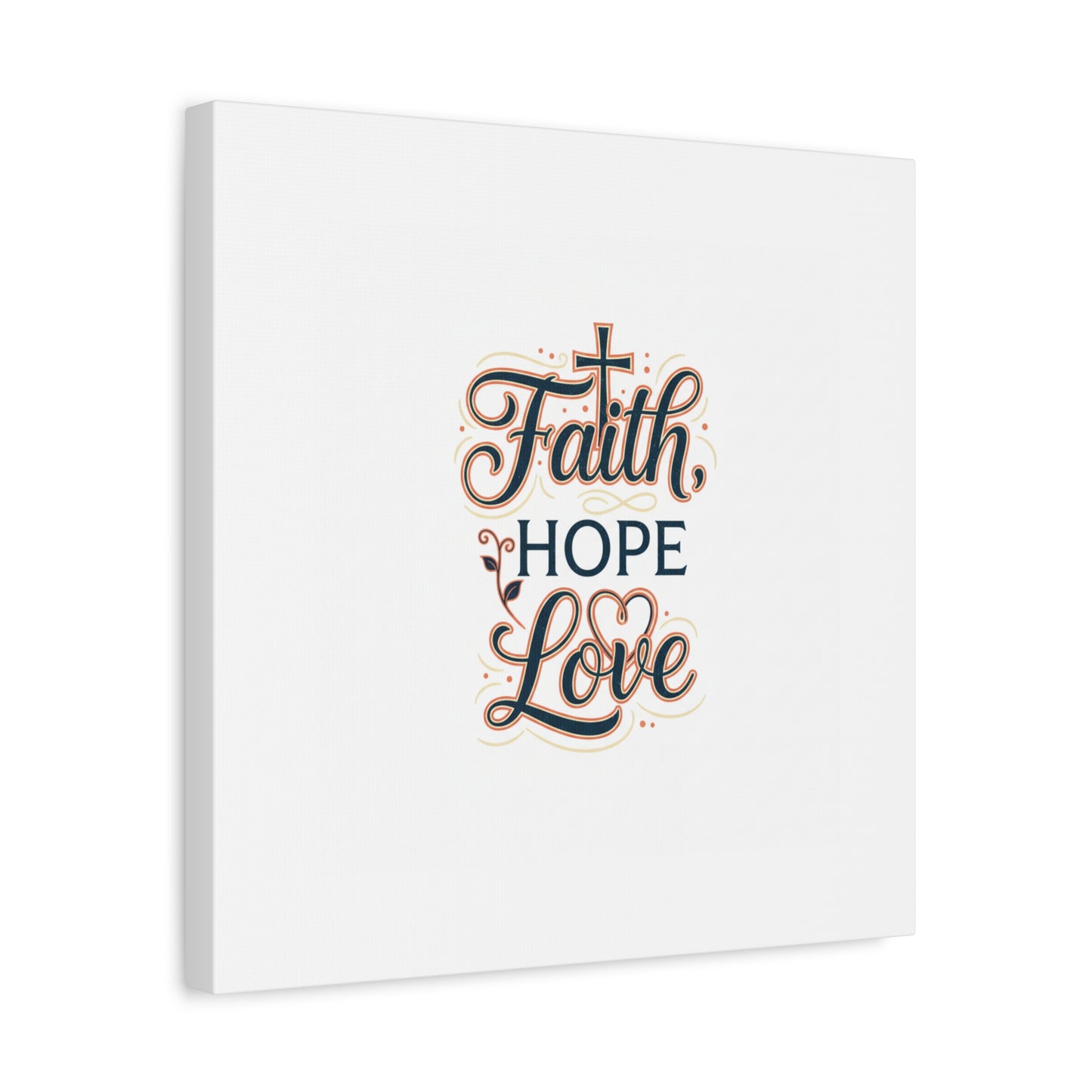Faith Hope Love canvas, wall art