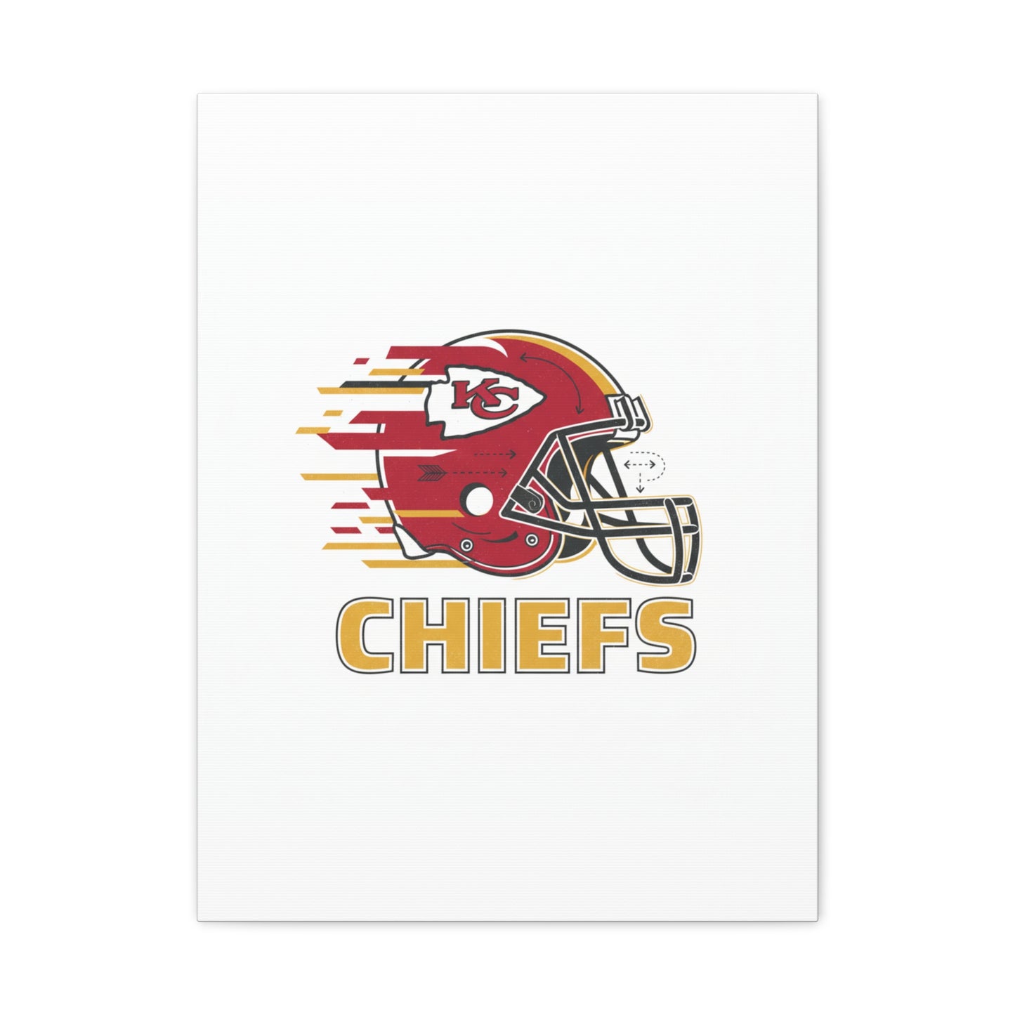 KC Chiefs Canvas  Wall Art