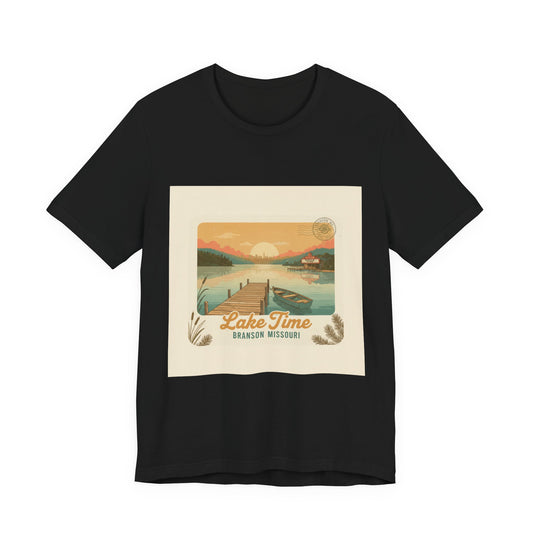 Lake Time Vintage Postcard  Tee