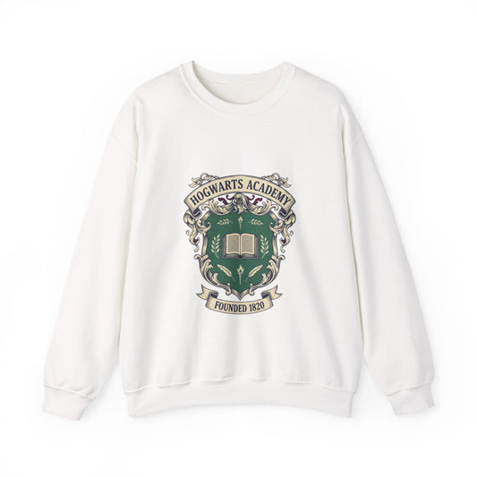 Hogwarts Ivy-Style Emblem Sweatshirt | Old Money Crest, Collegiate Club Logo