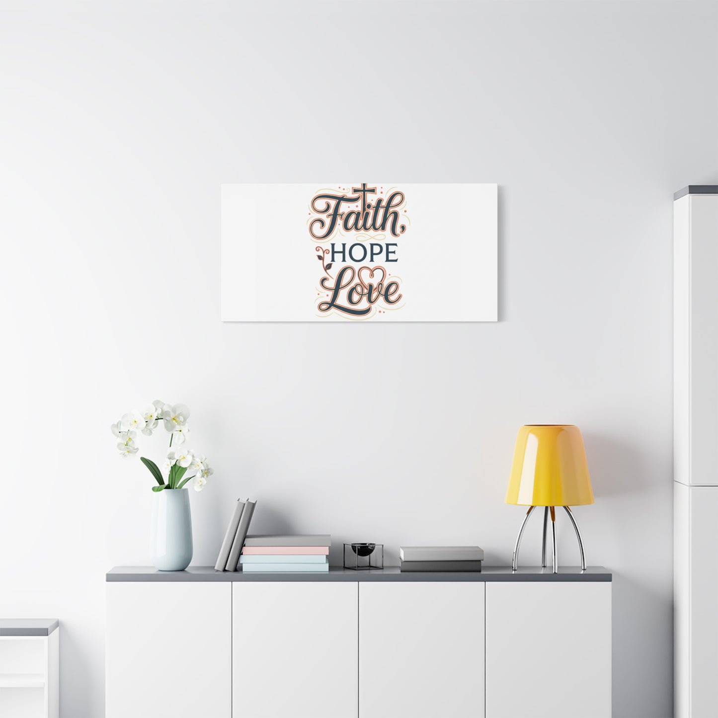 Faith Hope Love canvas, wall art