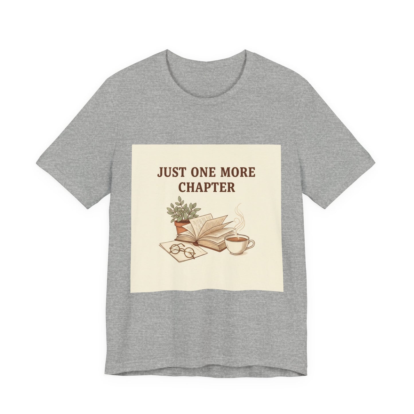 Just One More Chapter T-Shirt | Booklover Shirt, Reading Aesthetic