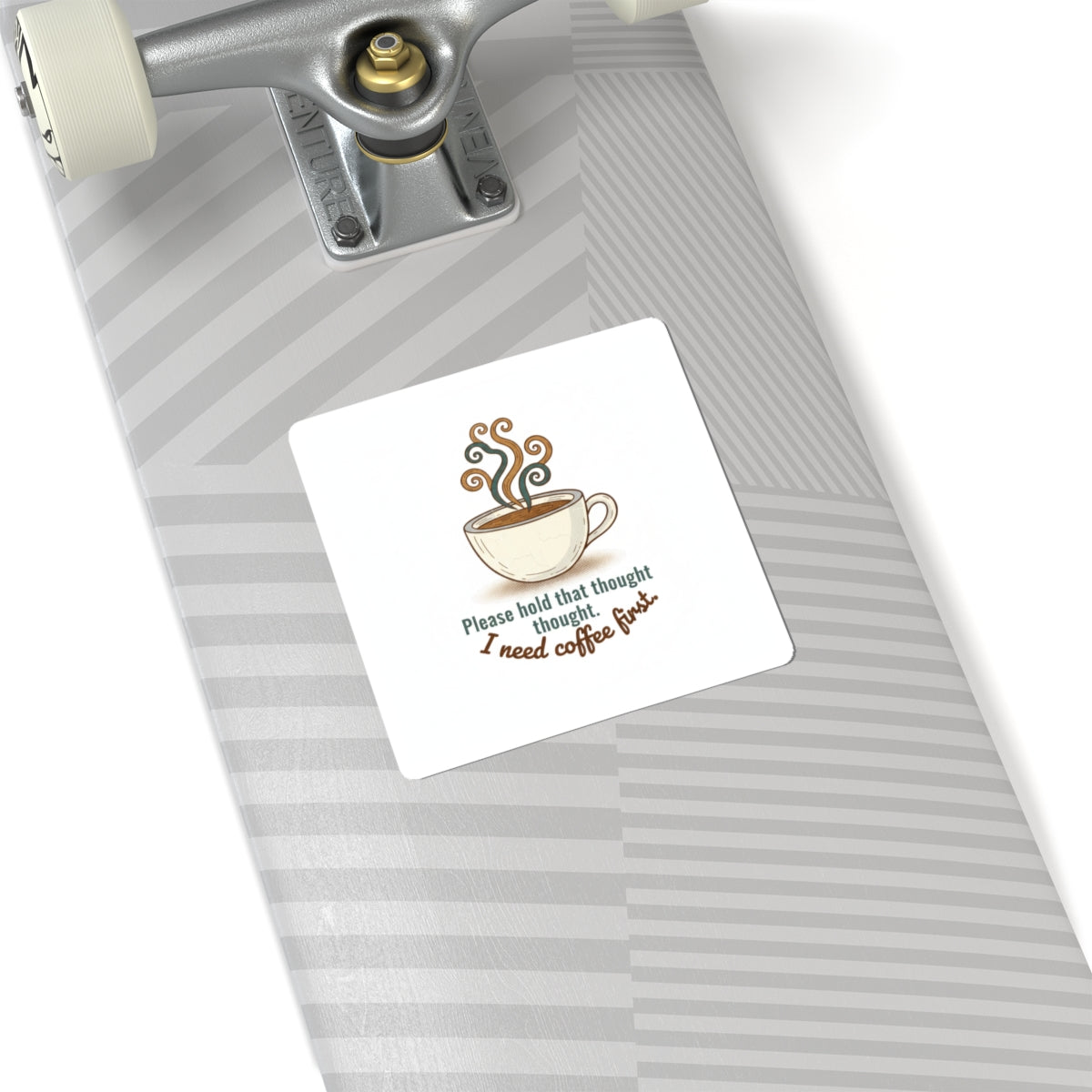 I Need Coffee First Kiss-Cut Stickers | Barista Sticker, Caffeine Crew