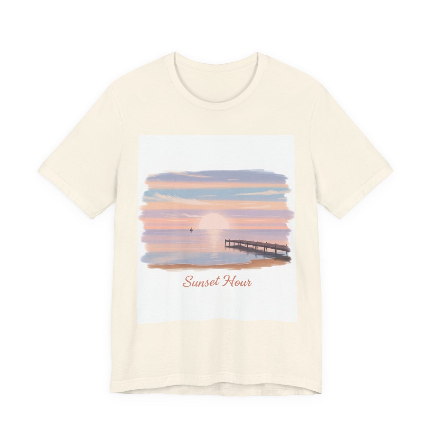 Sunset Pier Minimal Tee