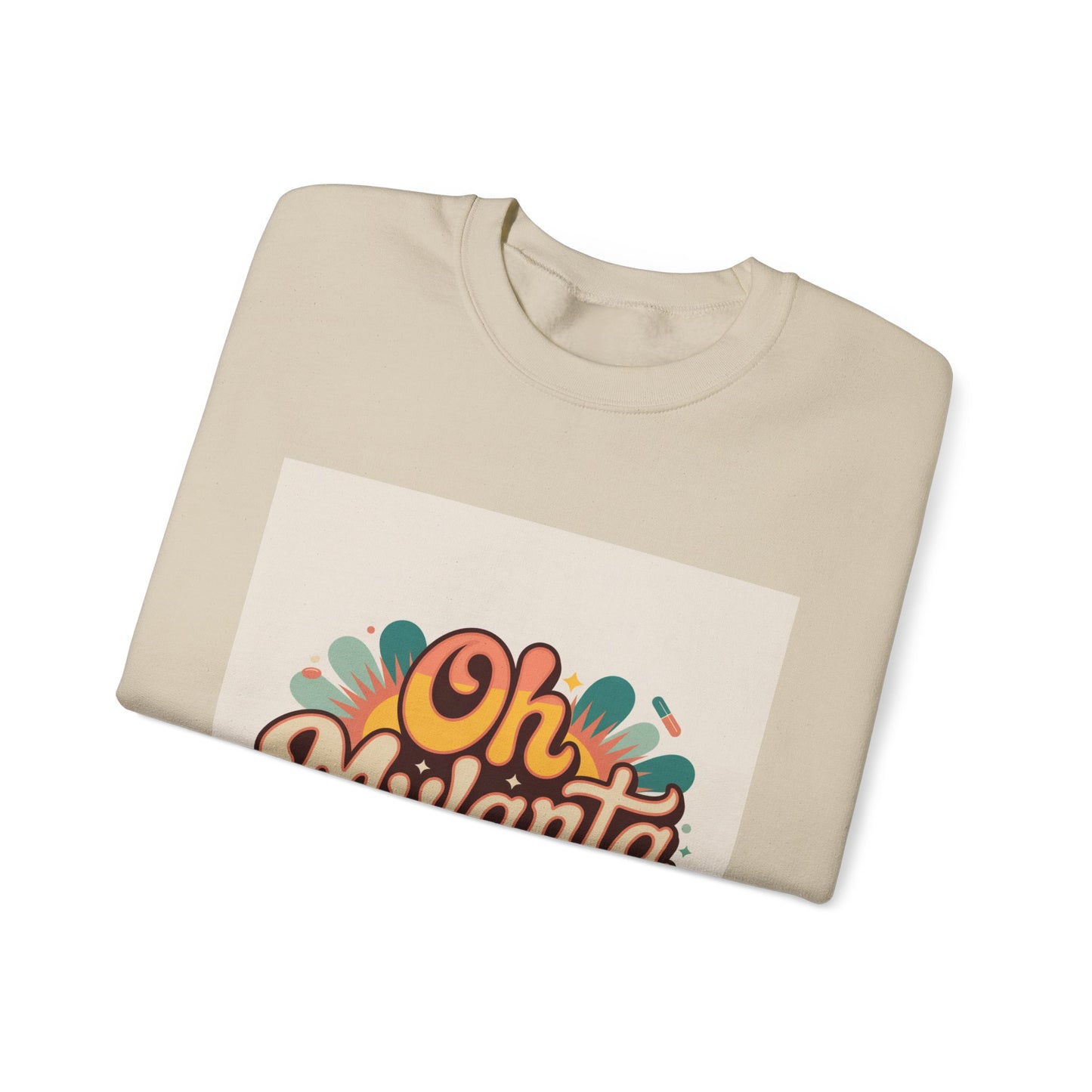 Oh Mylanta Retro Script Crewneck Sweatshirt |
