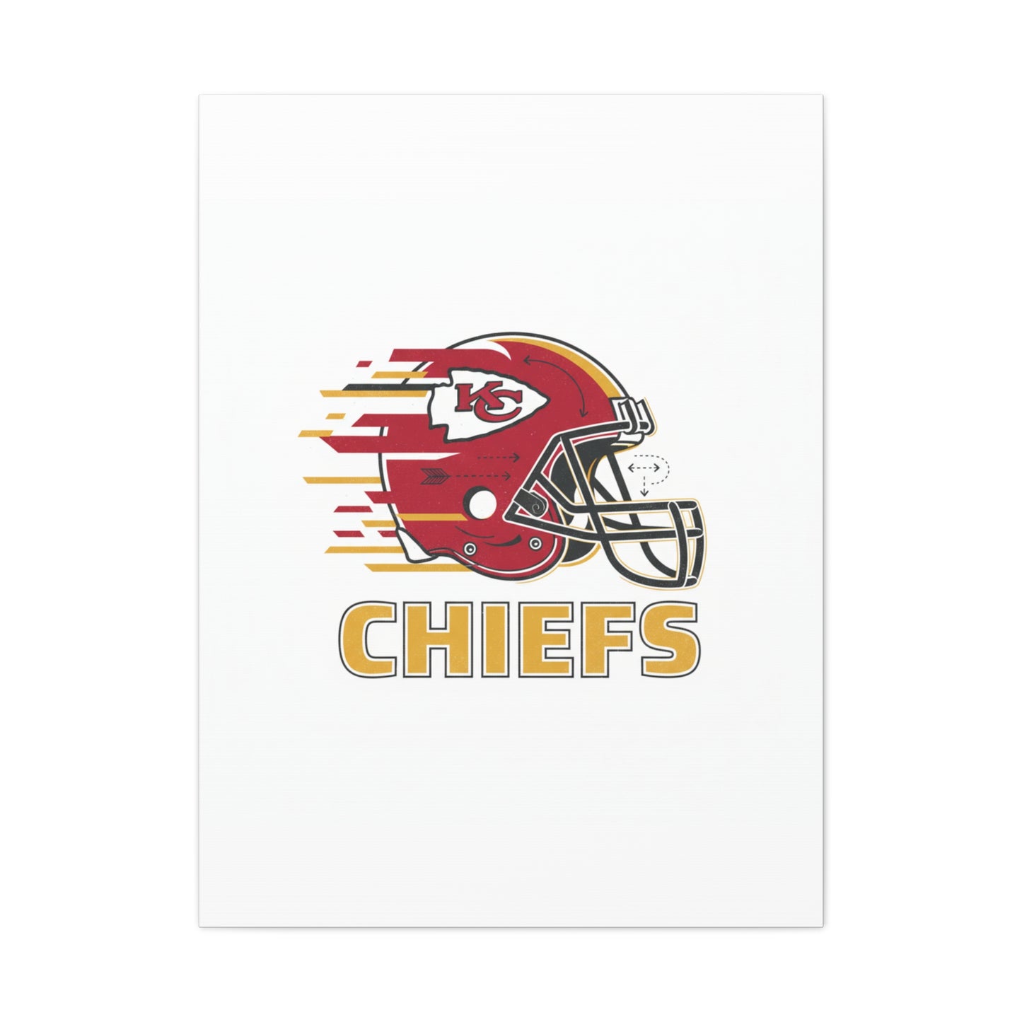 KC Chiefs Canvas  Wall Art