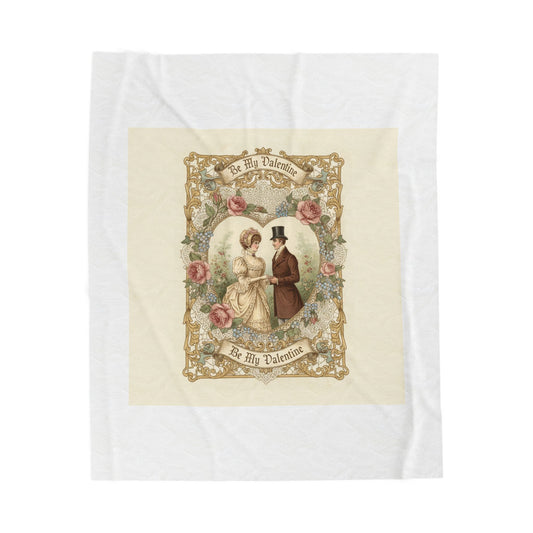 Vintage Valentine Velvet Blanket | Retro Americana, Roadside Diner Style