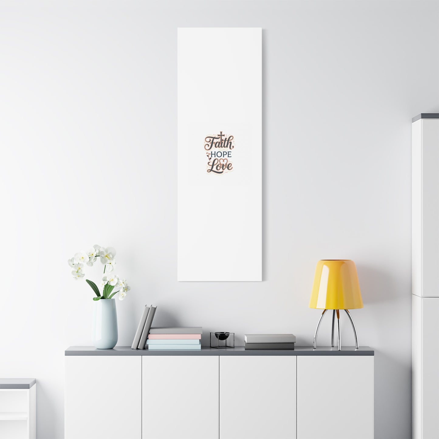 Faith Hope Love canvas, wall art