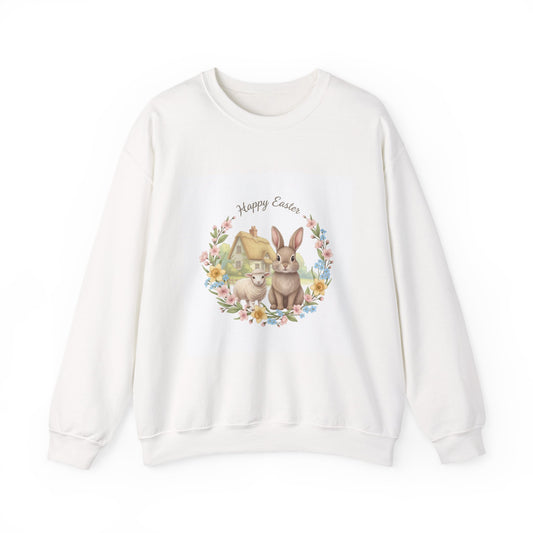 cottagecore winter floral sweatshirt | rustic botanical print