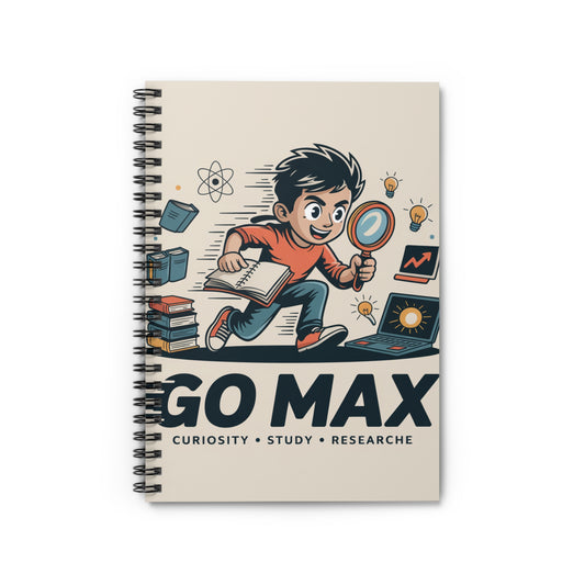 Go Max--Spiral Notebook - Ruled Line