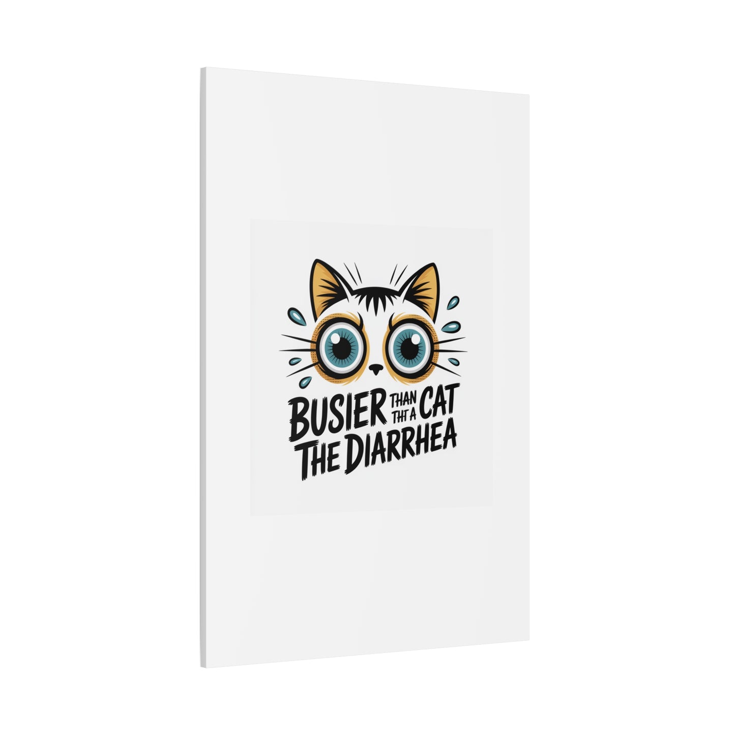 Humorous Cat  Canvas Wall Art
