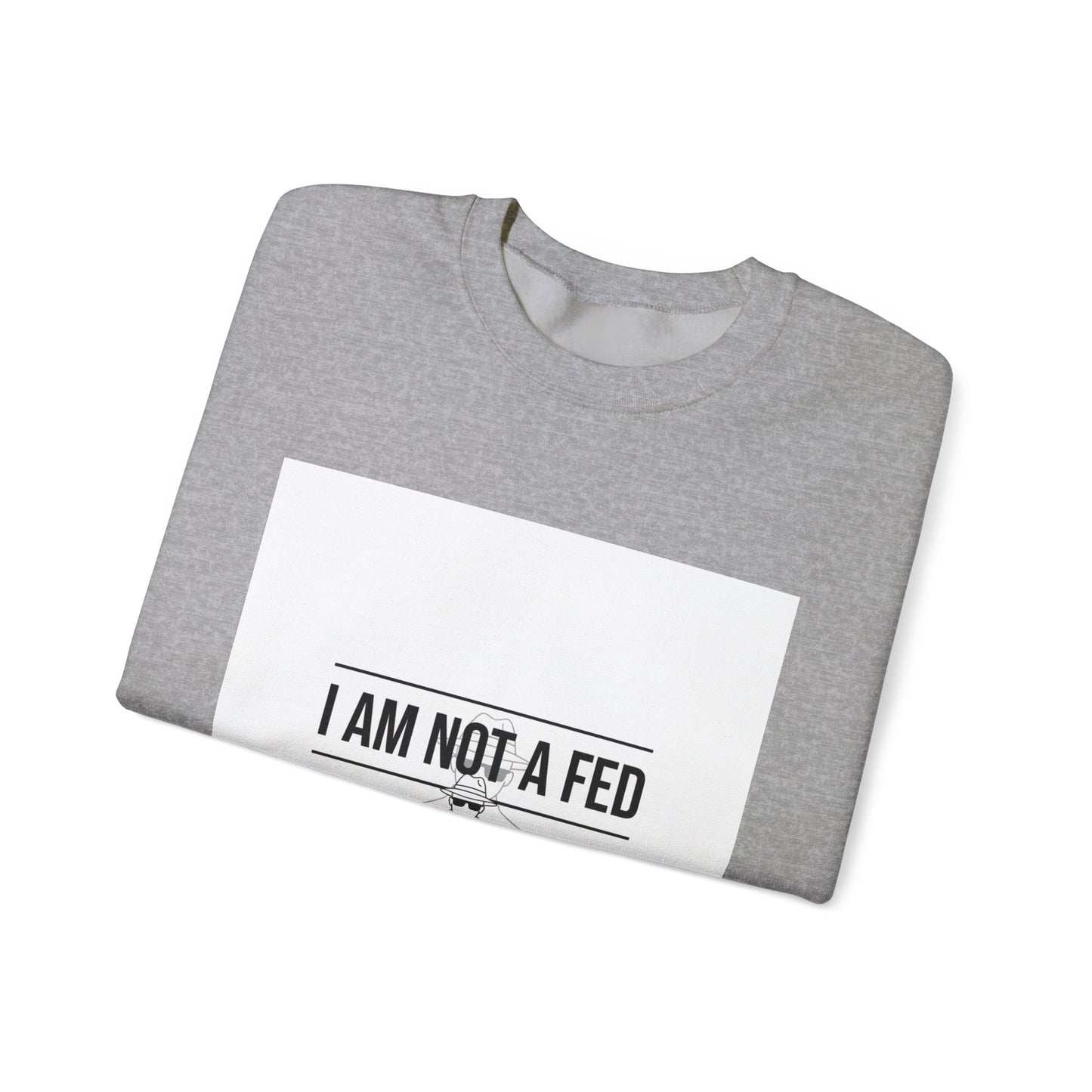 I Am Not a Fed Sweatshirt | Sarcastic Introvert Humor, Anxiety Humor