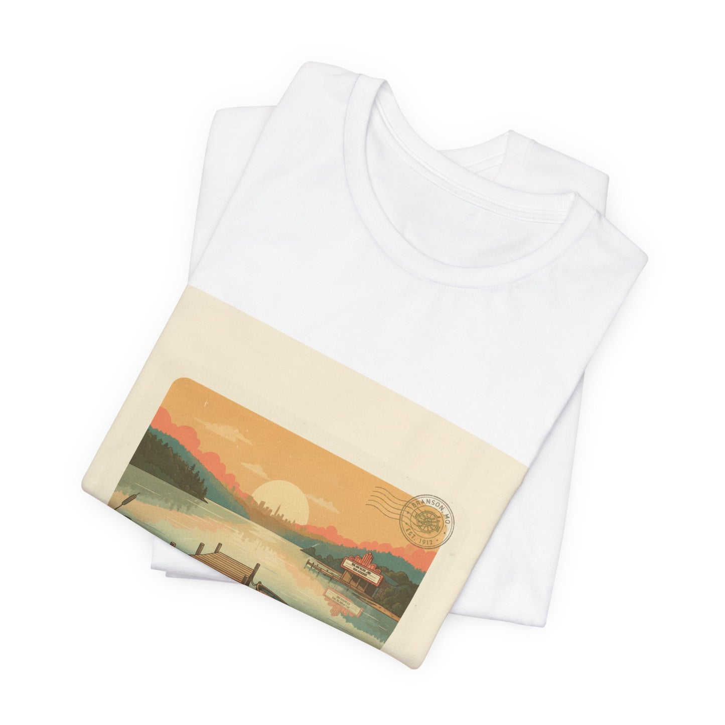 Lake Time Vintage Postcard  Tee