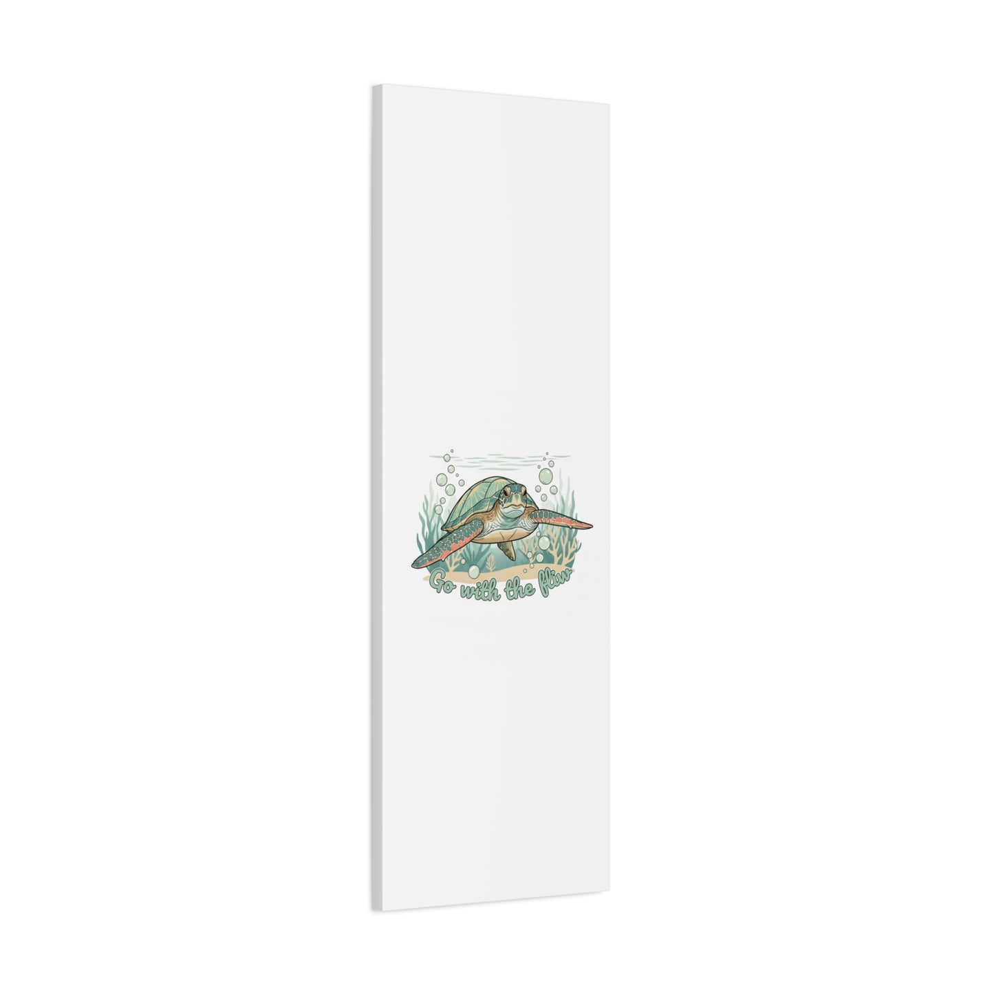 Go with the Flow Turtle Canvas