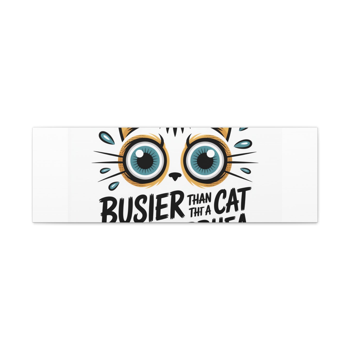 Humorous Cat  Canvas Wall Art