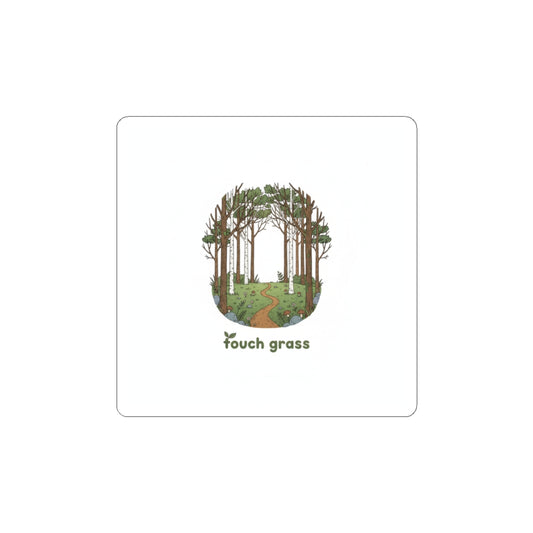 Forest Path Sticker | goblincore art, mushroom aesthetic