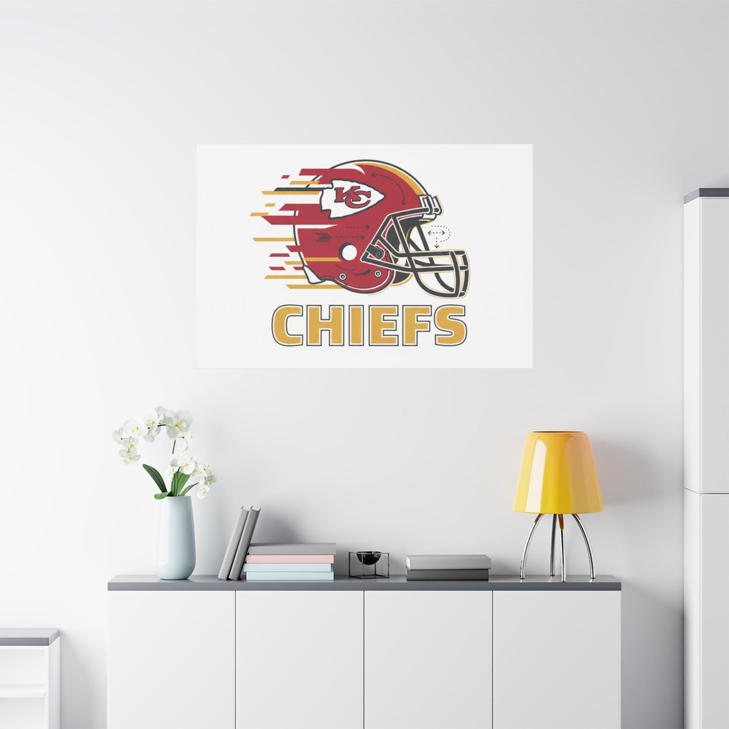 KC Chiefs Canvas  Wall Art