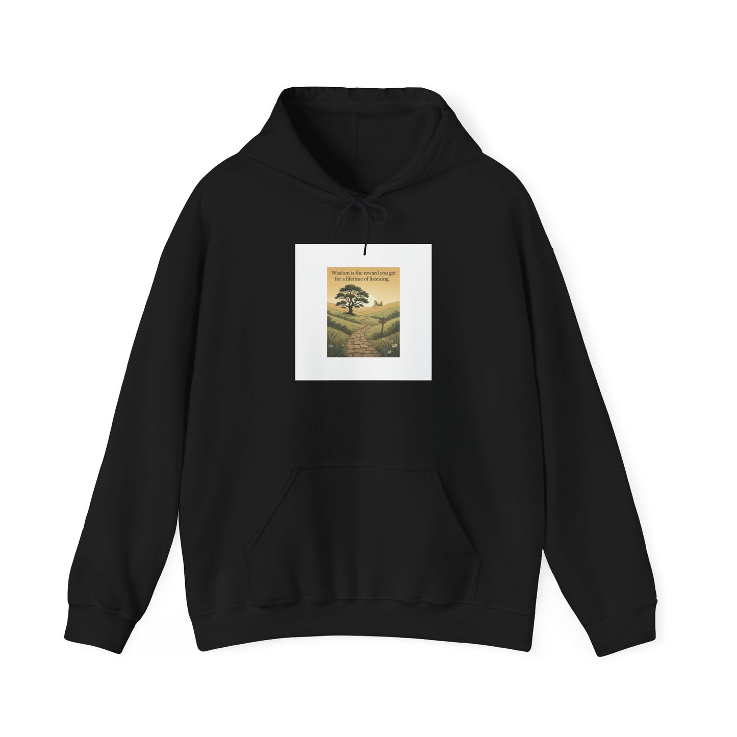 Wisdom quote hoodie