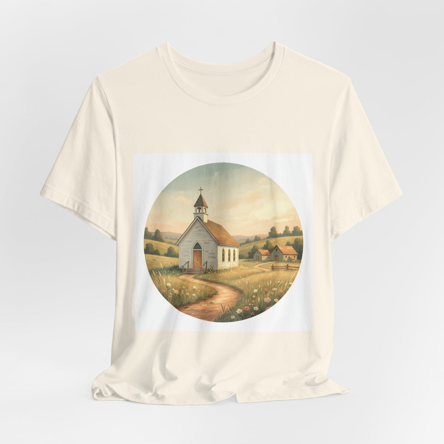 Country Church -Unisex Jersey Short Sleeve Tee