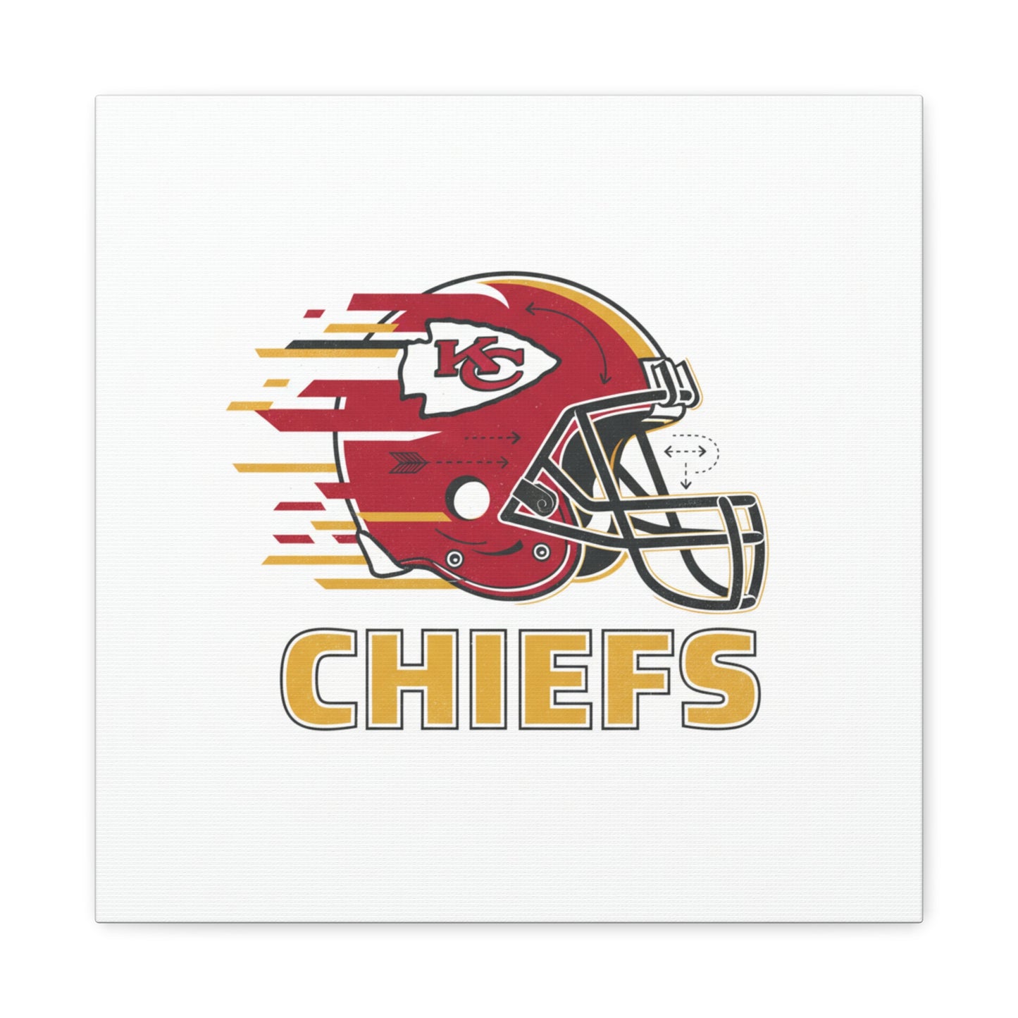 KC Chiefs Canvas  Wall Art