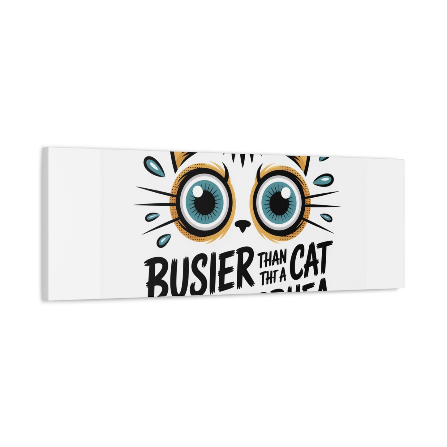 Humorous Cat  Canvas Wall Art