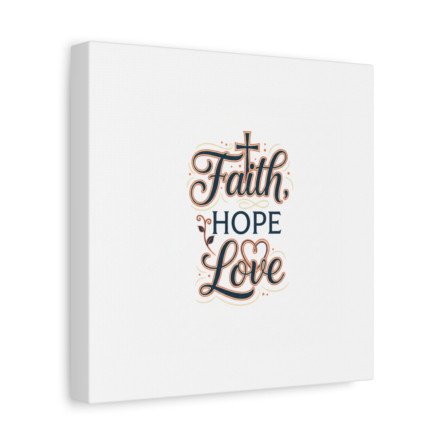 Faith Hope Love canvas, wall art