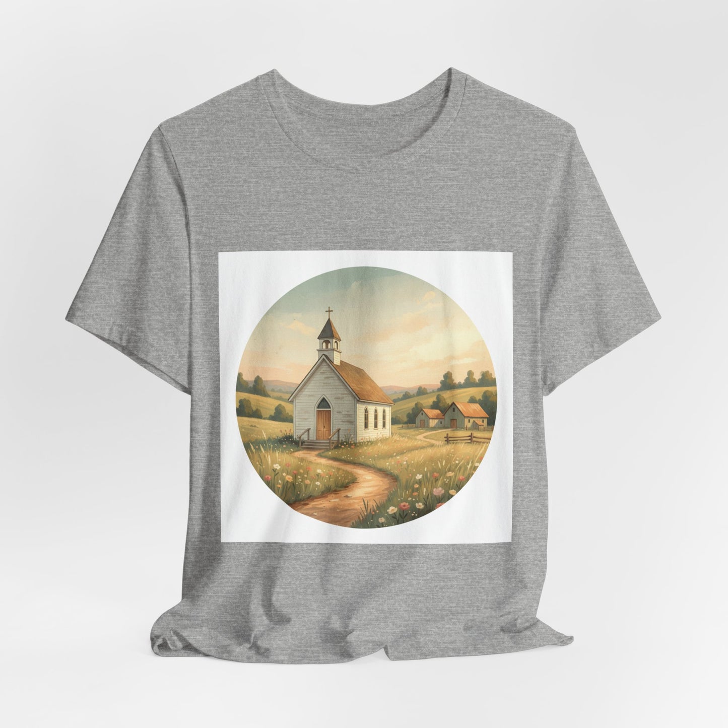 Country Church -Unisex Jersey Short Sleeve Tee