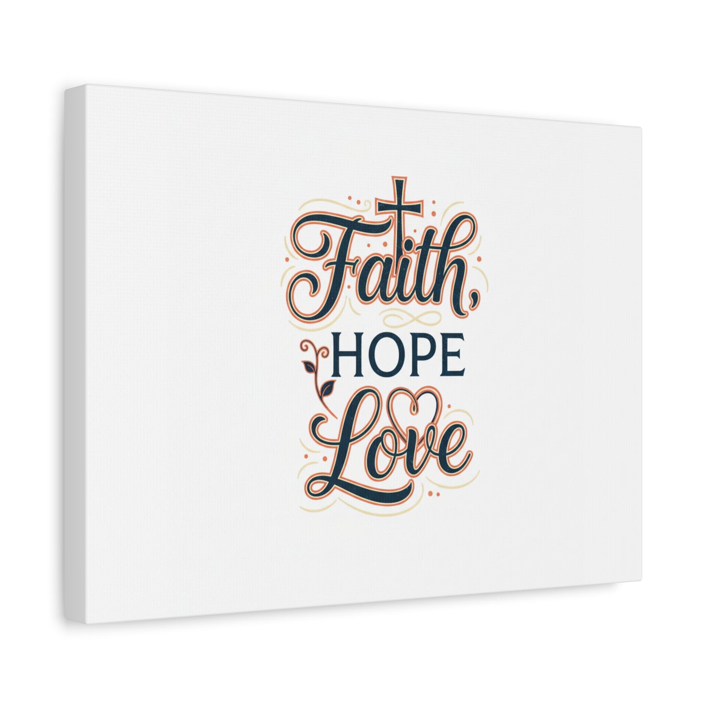 Faith Hope Love canvas, wall art