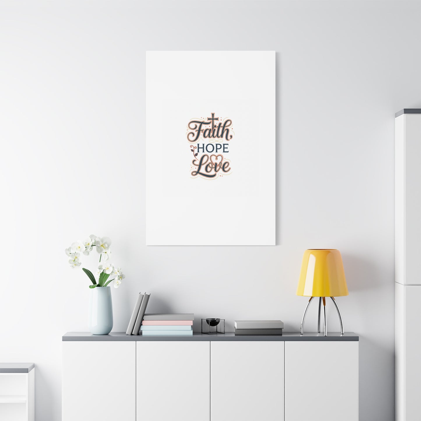 Faith Hope Love canvas, wall art