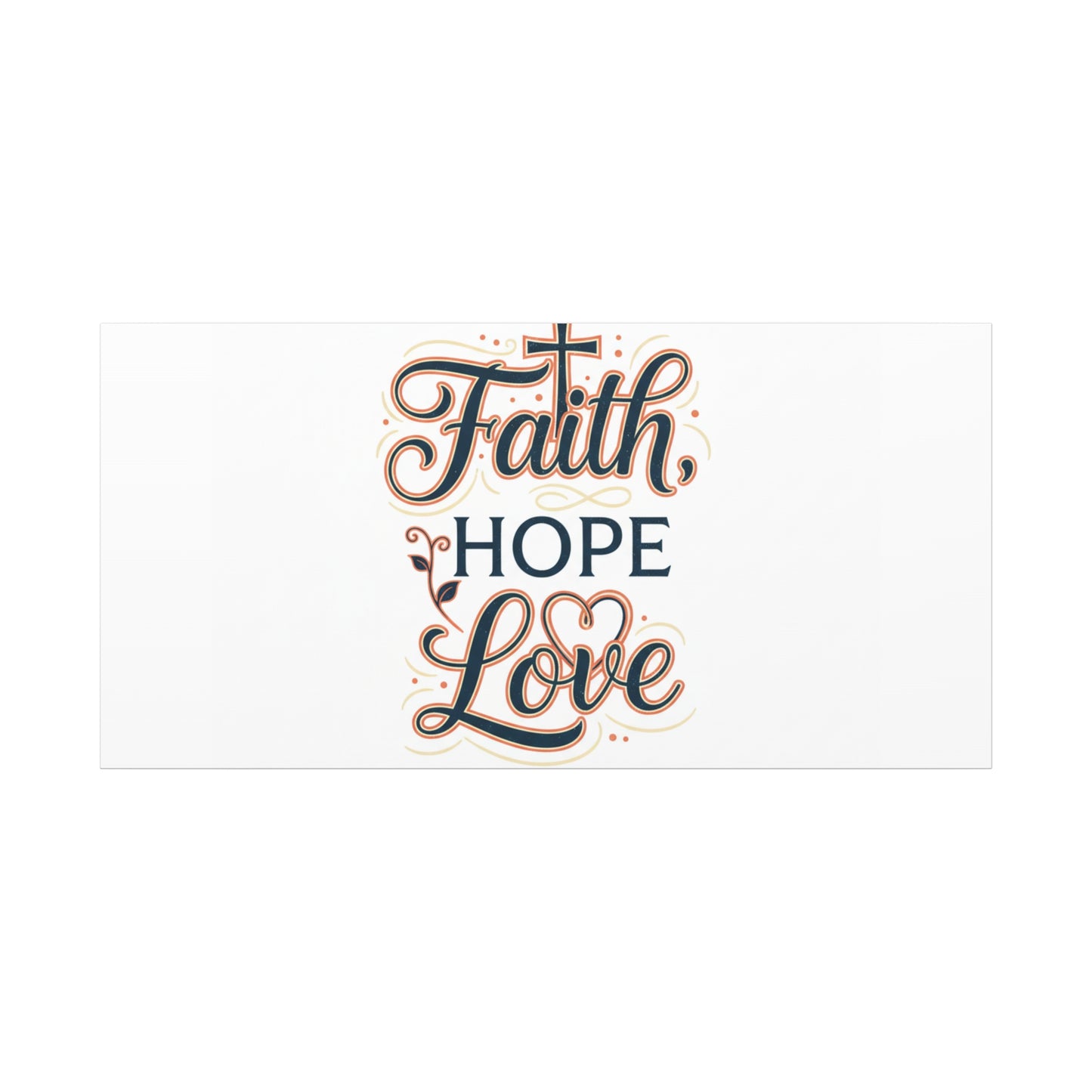 Faith Hope Love canvas, wall art