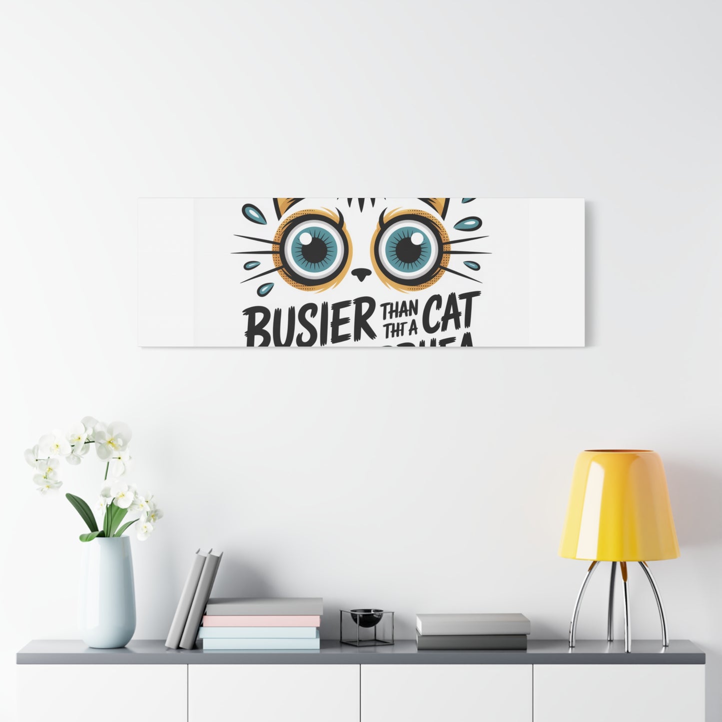 Humorous Cat  Canvas Wall Art