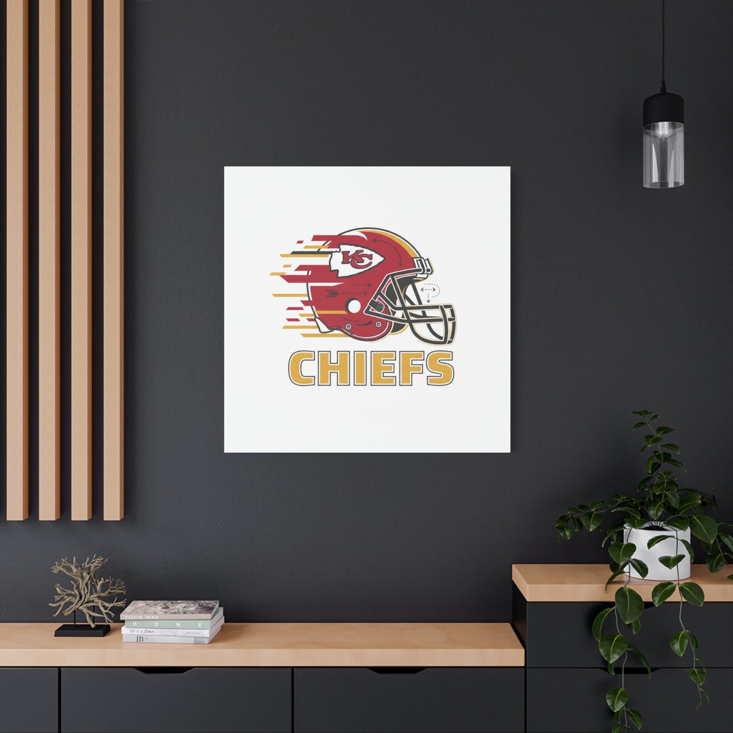 KC Chiefs Canvas  Wall Art