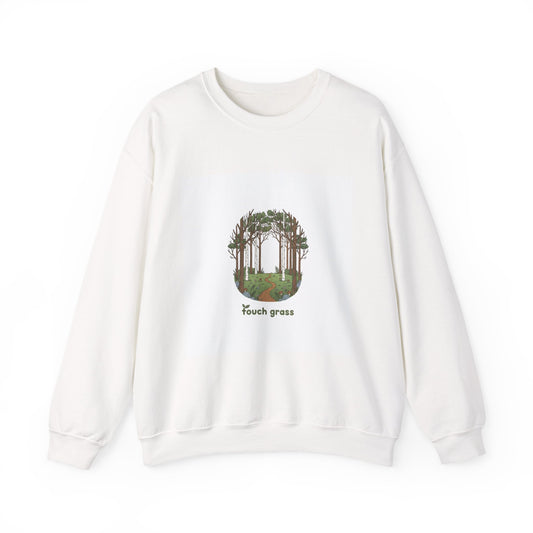 Mushroom Forest Illustration Sweatshirt | goblincore, cottagecore aesthetic