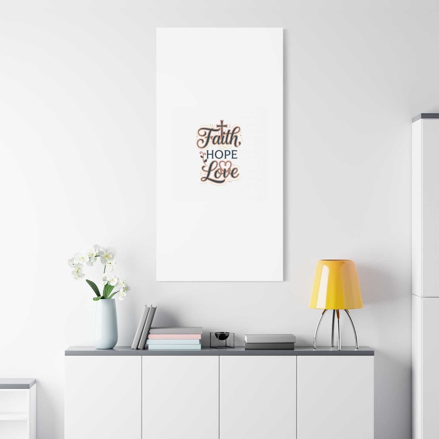 Faith Hope Love canvas, wall art