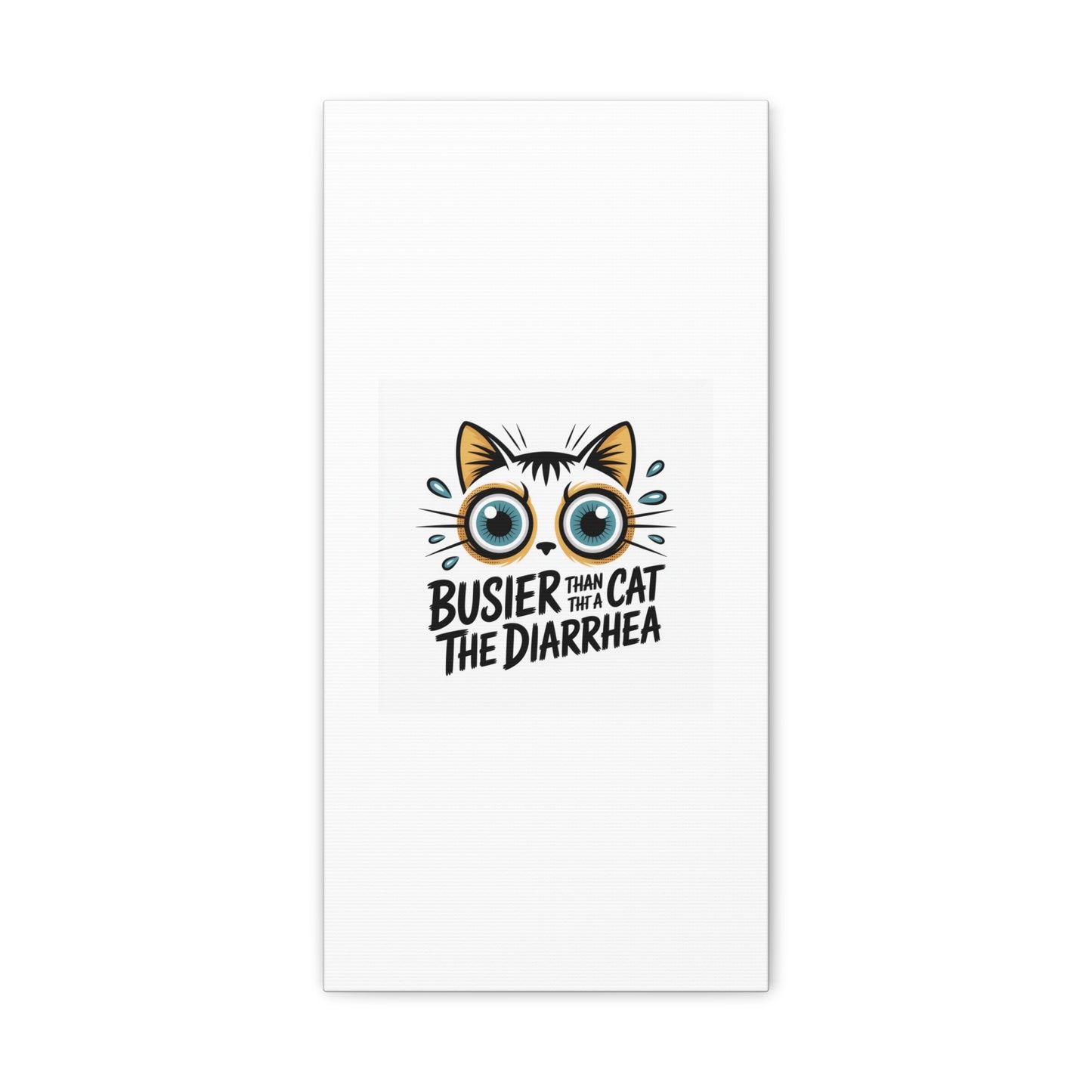 Humorous Cat  Canvas Wall Art