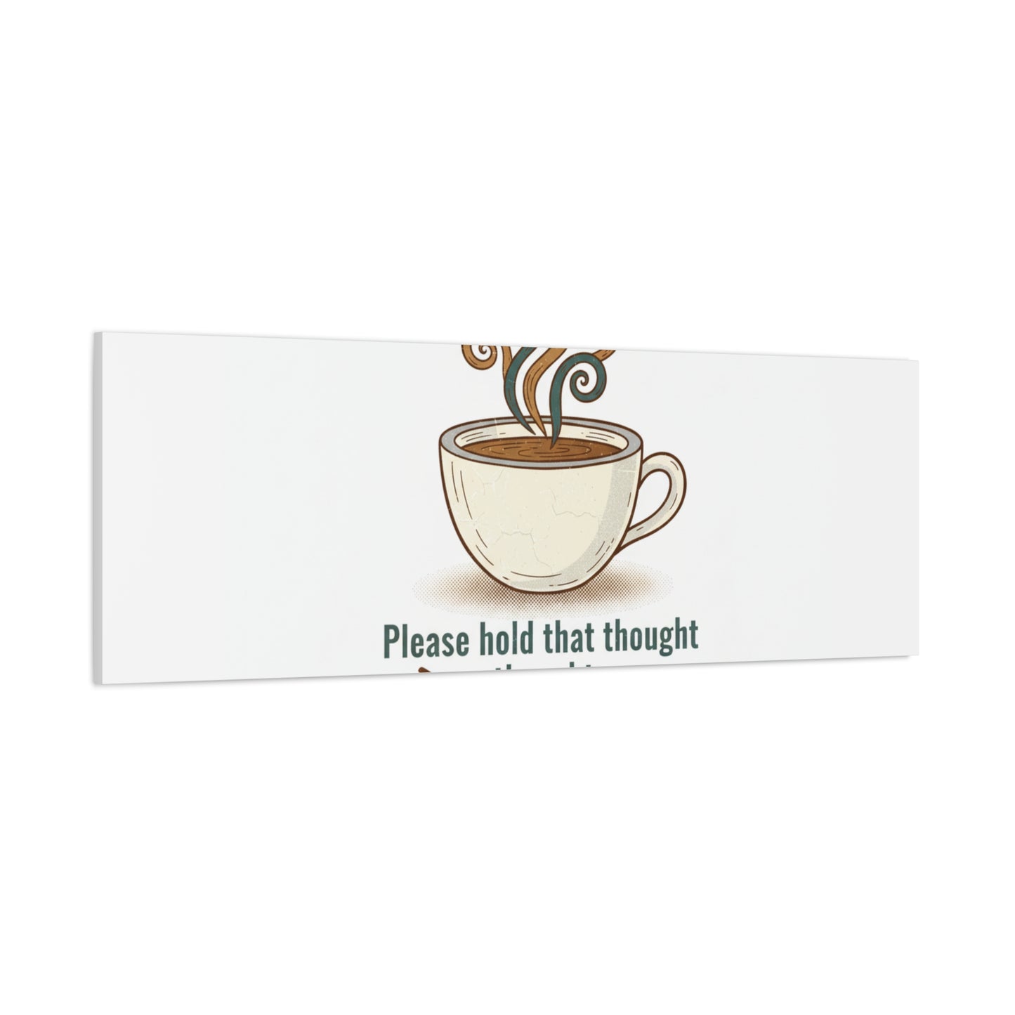 I Need Coffee First Canvas | Coffee Lover Wall Art, Cozy Drink Decor