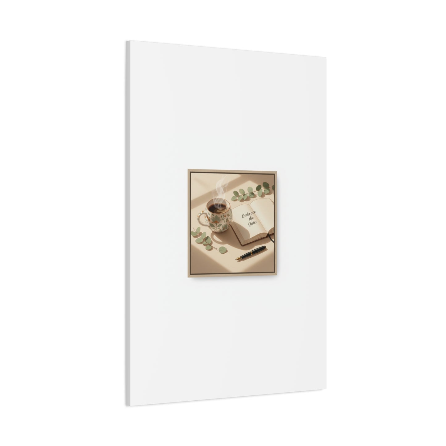embrace the quiet canvas | morning routine art, sunrise decor