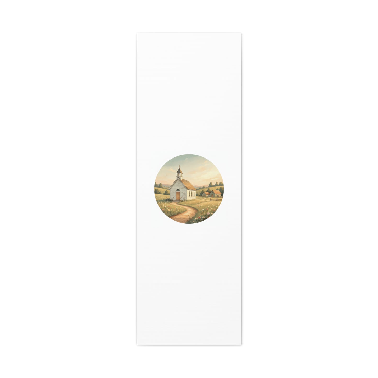 Country Church Matte Canvas, Stretched, 1.25"