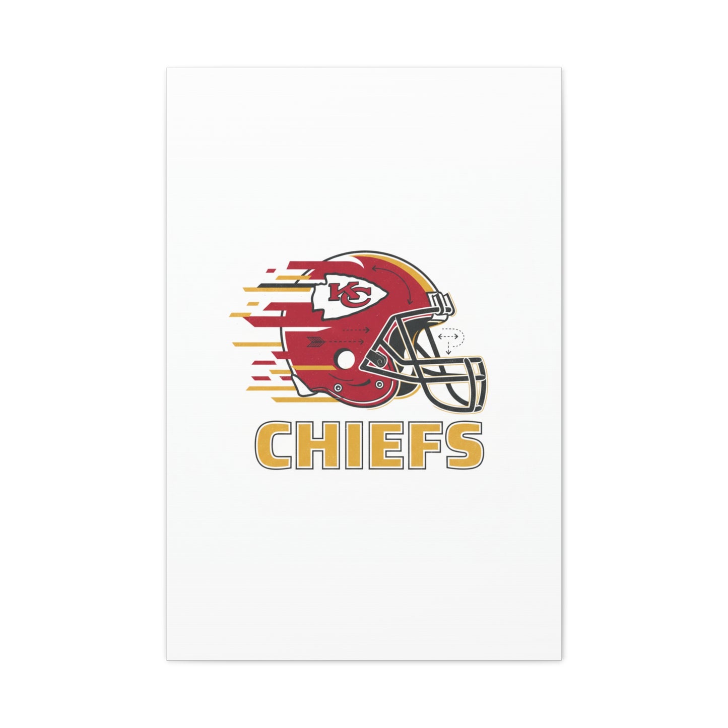 KC Chiefs Canvas  Wall Art