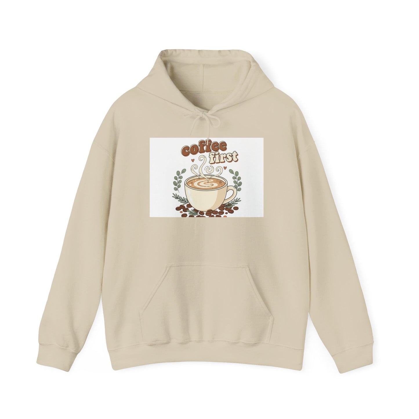 coffee first Hoodie | coffee aesthetic, espresso illustration