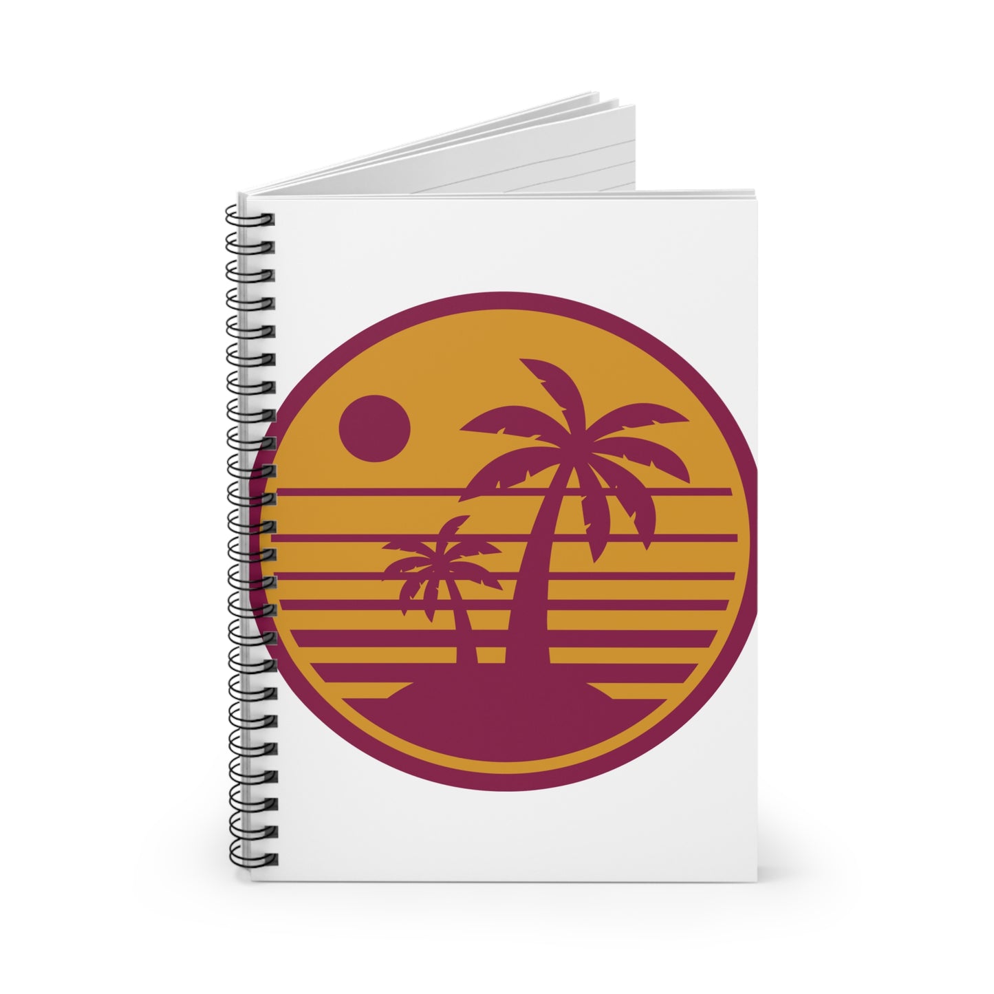 Sunset Palm Beach Journal (Ruled)