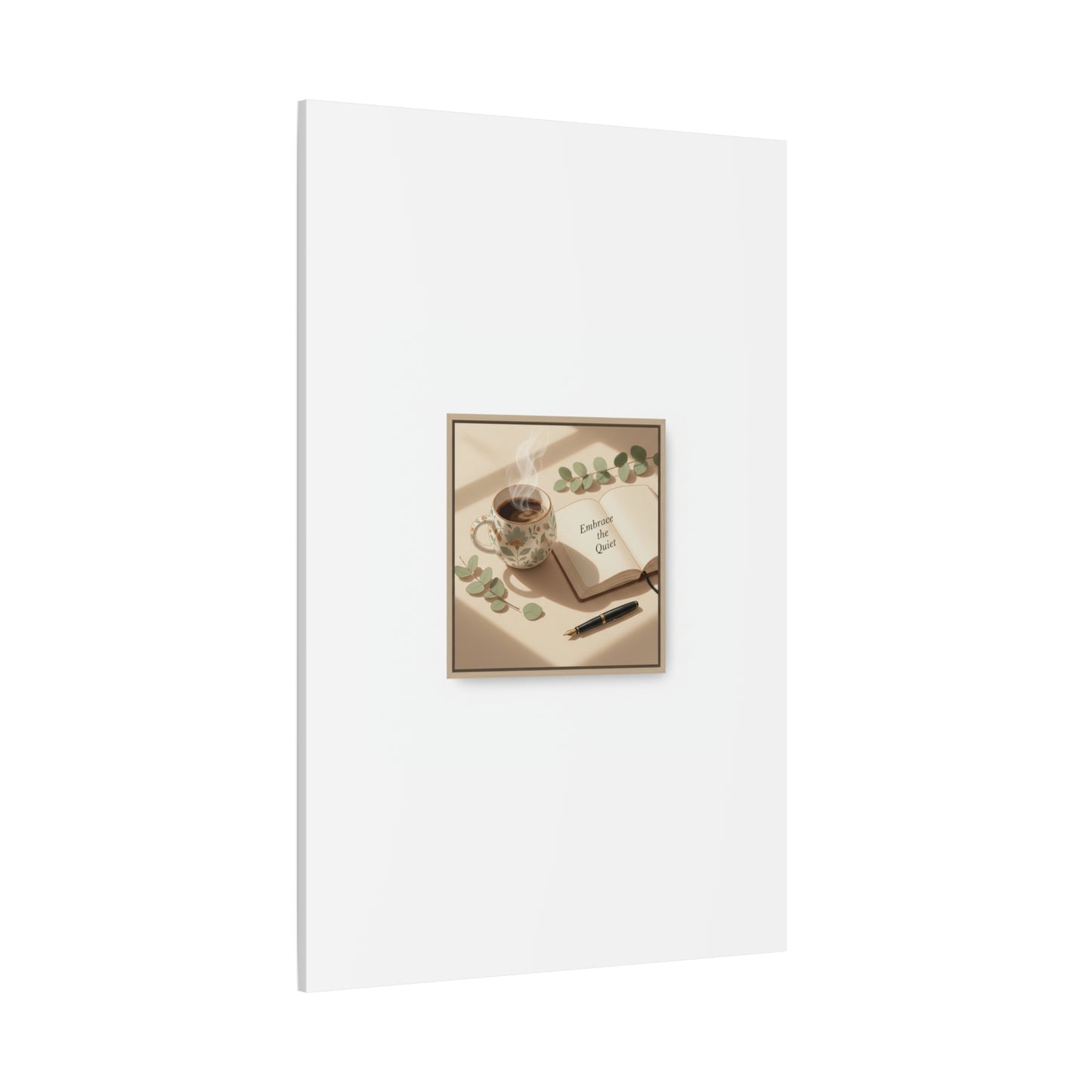 embrace the quiet canvas | morning routine art, sunrise decor