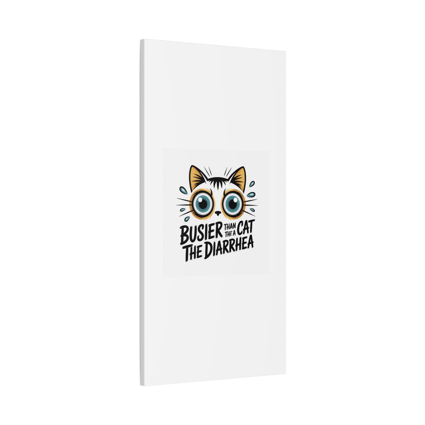 Humorous Cat  Canvas Wall Art